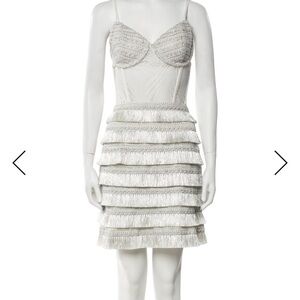 Elegant White Tiered Dress